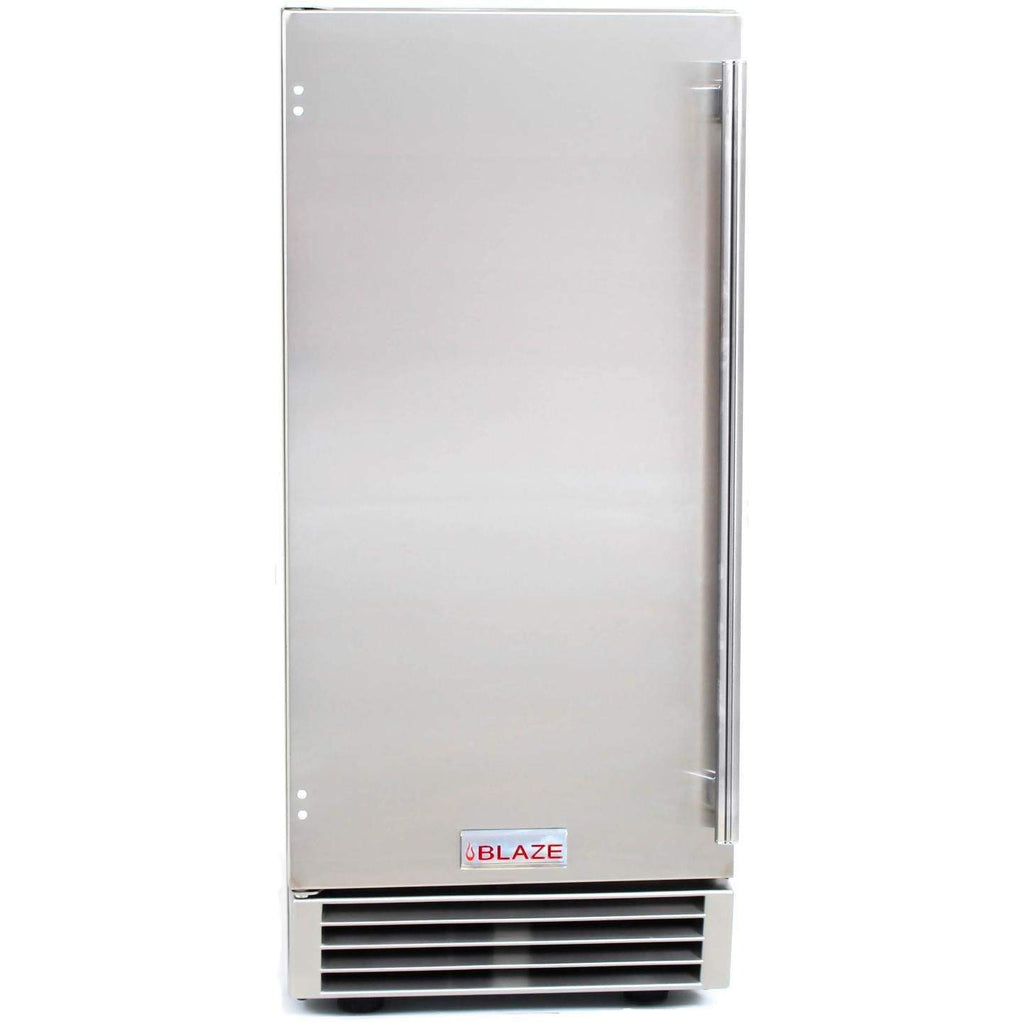 Blaze Outdoor Ice Maker with Gravity Drain, 15-inches
