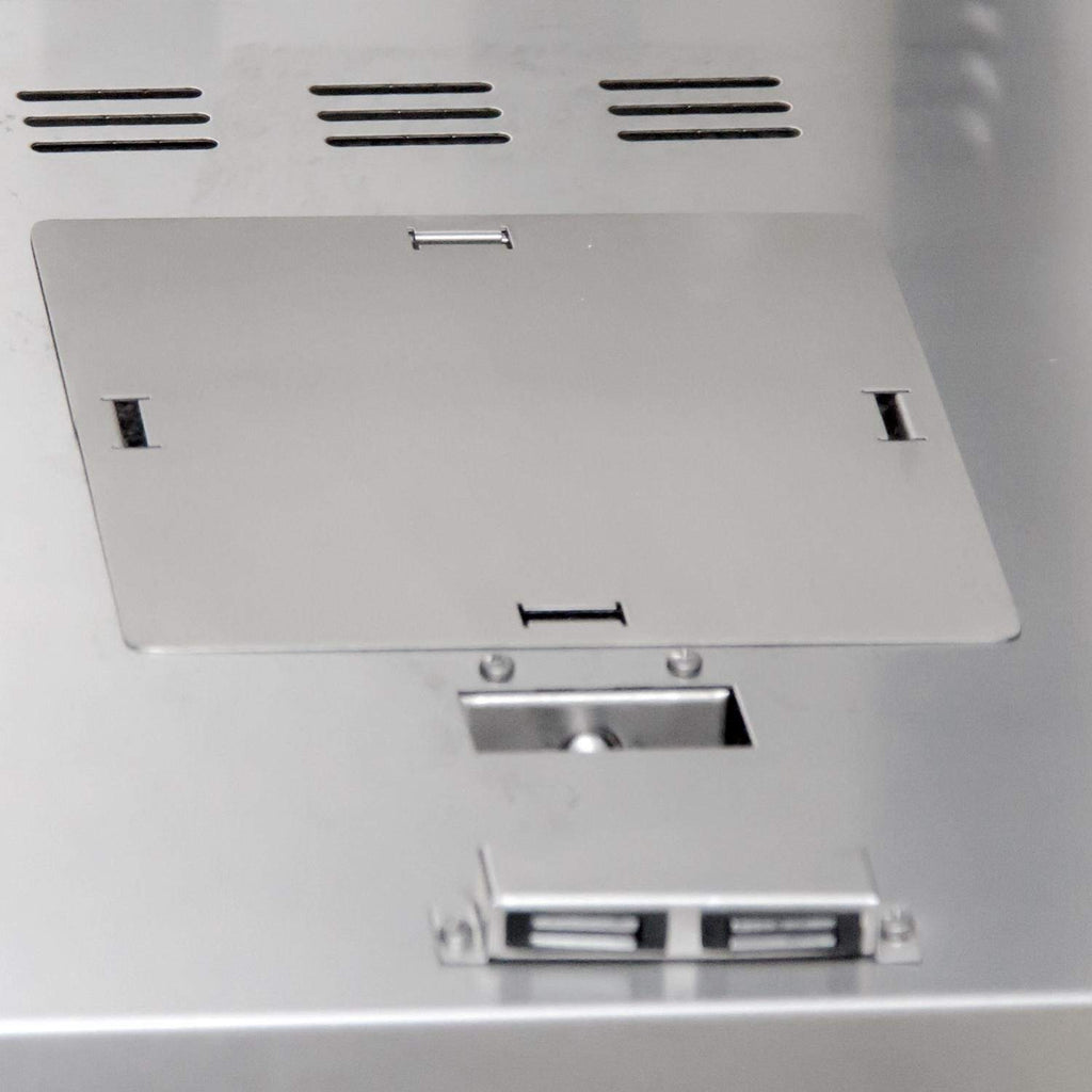 Blaze Stainless Steel Propane Tank Hole Cover for Grill Carts