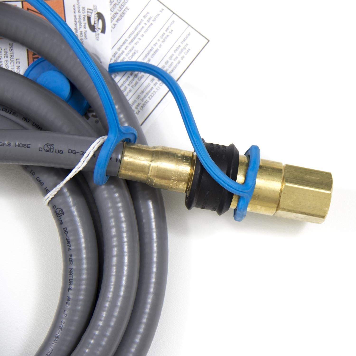 Blaze Natural Gas Hose and Quick Disconnect, 10-foot