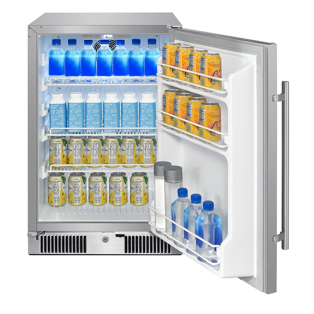 Blaze Compact Stainless Steel Refrigerator 4.3 Cu Ft, 20-Inches
