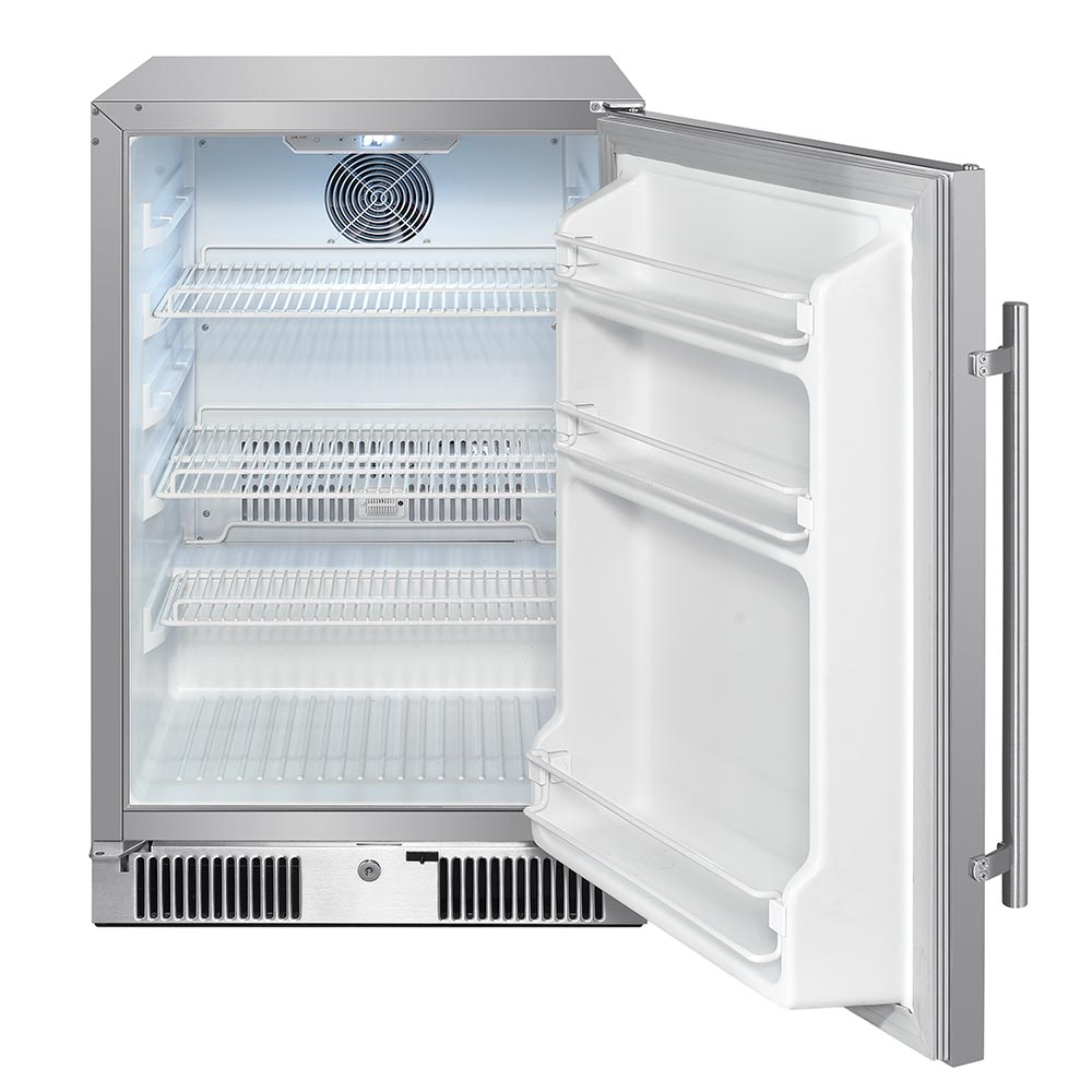 Blaze Compact Stainless Steel Refrigerator 4.3 Cu Ft, 20-Inches