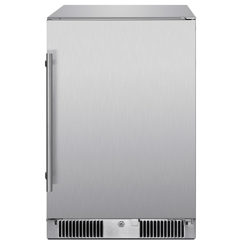 Blaze Compact Stainless Steel Refrigerator 4.3 Cu Ft, 20-Inches