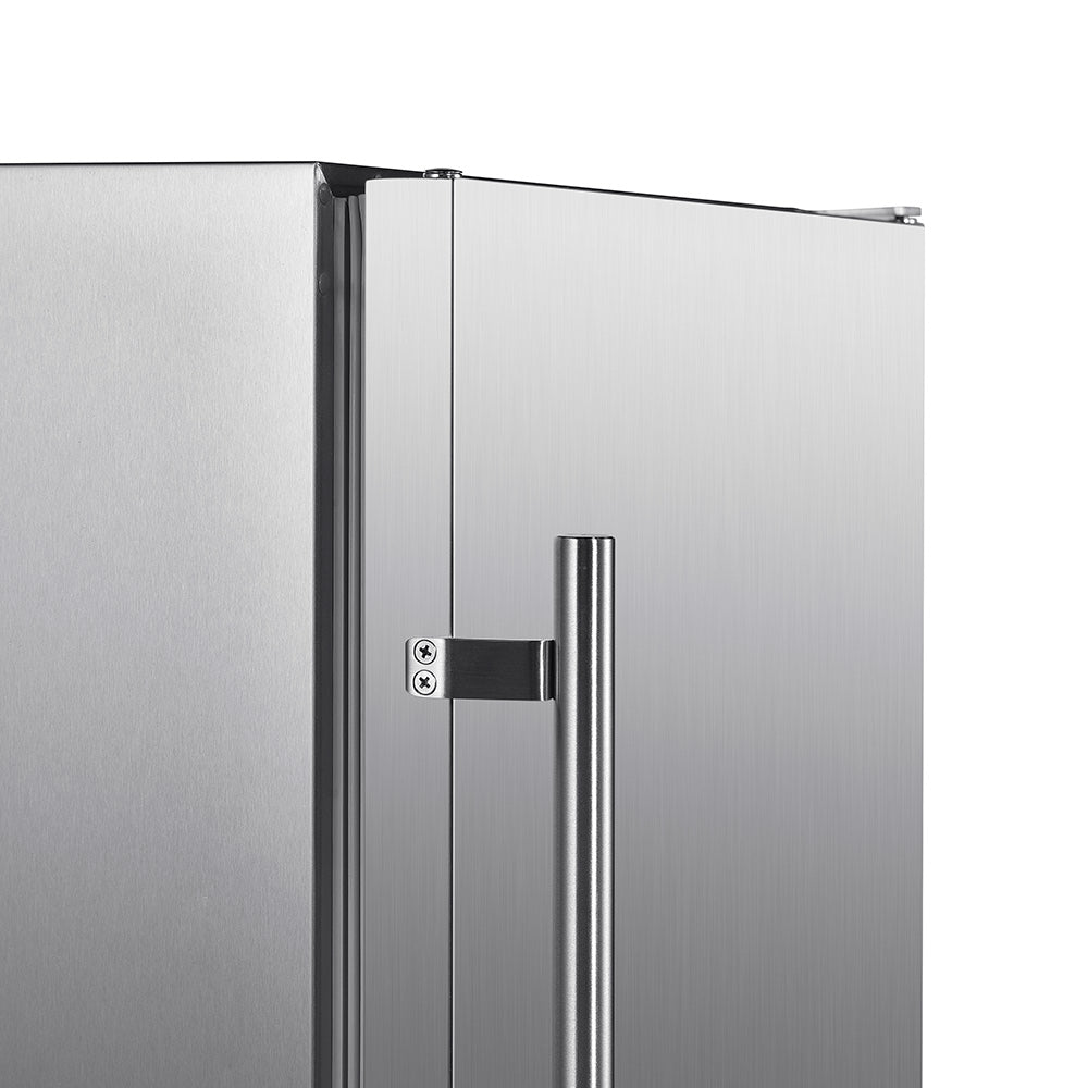 Blaze Compact Stainless Steel Refrigerator 4.3 Cu Ft, 20-Inches
