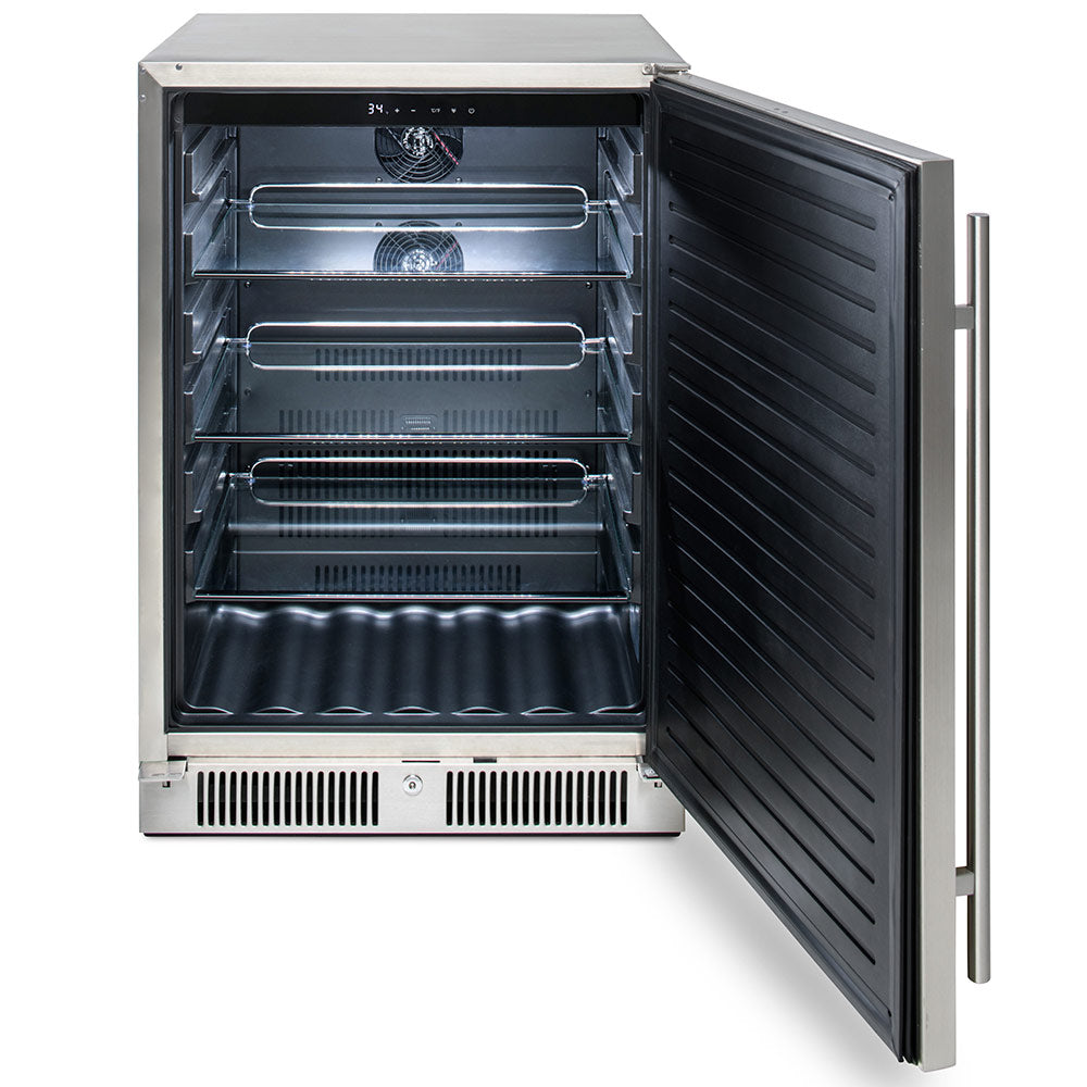 Blaze Outdoor Rated Stainless Steel Refrigerator, 5.5 Cu Ft., 24-inches