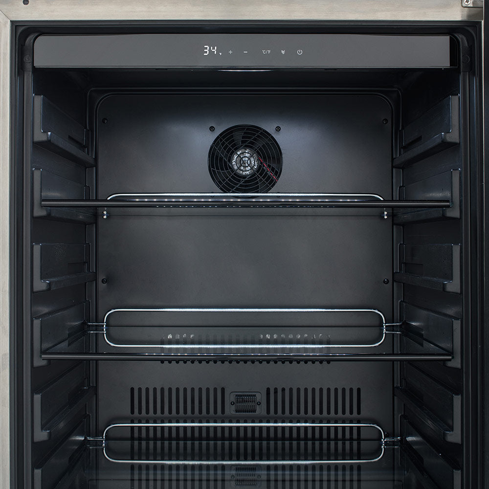 Blaze Outdoor Rated Stainless Steel Refrigerator, 5.5 Cu Ft., 24-inches