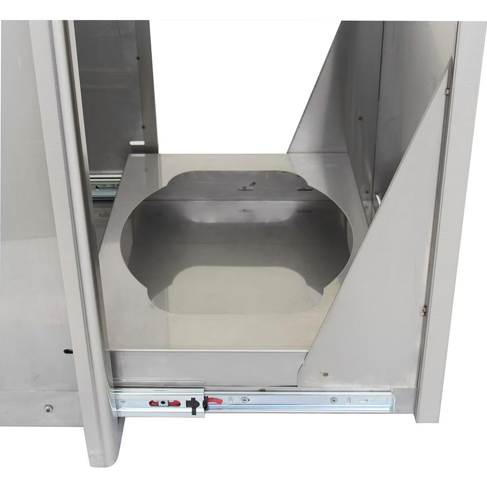 Blaze Roll-Out Trash/Propane Tank Drawer, 26.375x20.125-Inch