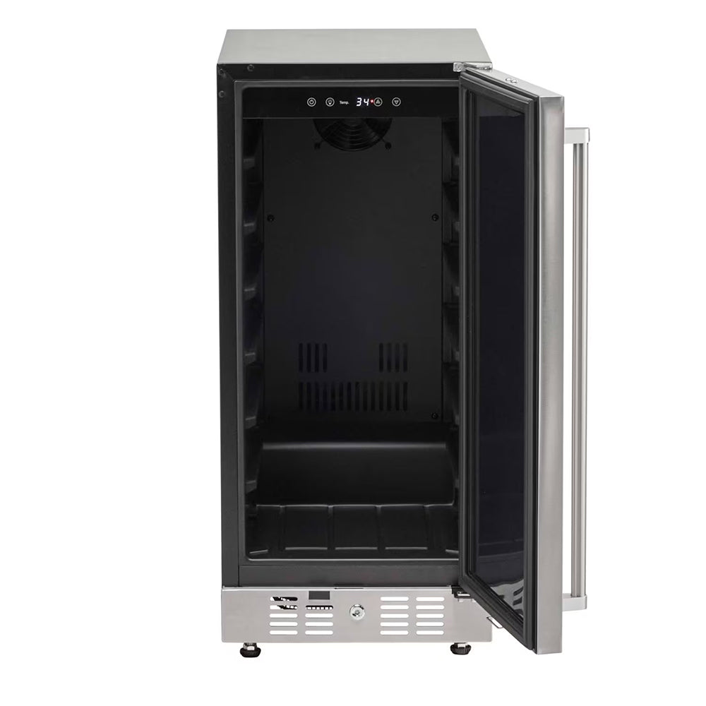 Coyote Stainless Steel 15-Inch Outdoor Refrigerator