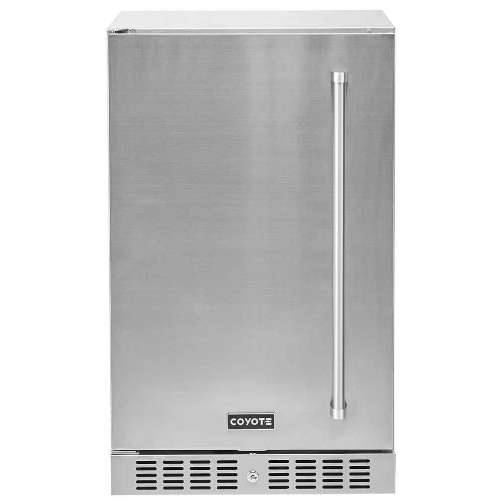 Coyote Stainless Steel 21-Inch Refrigerator
