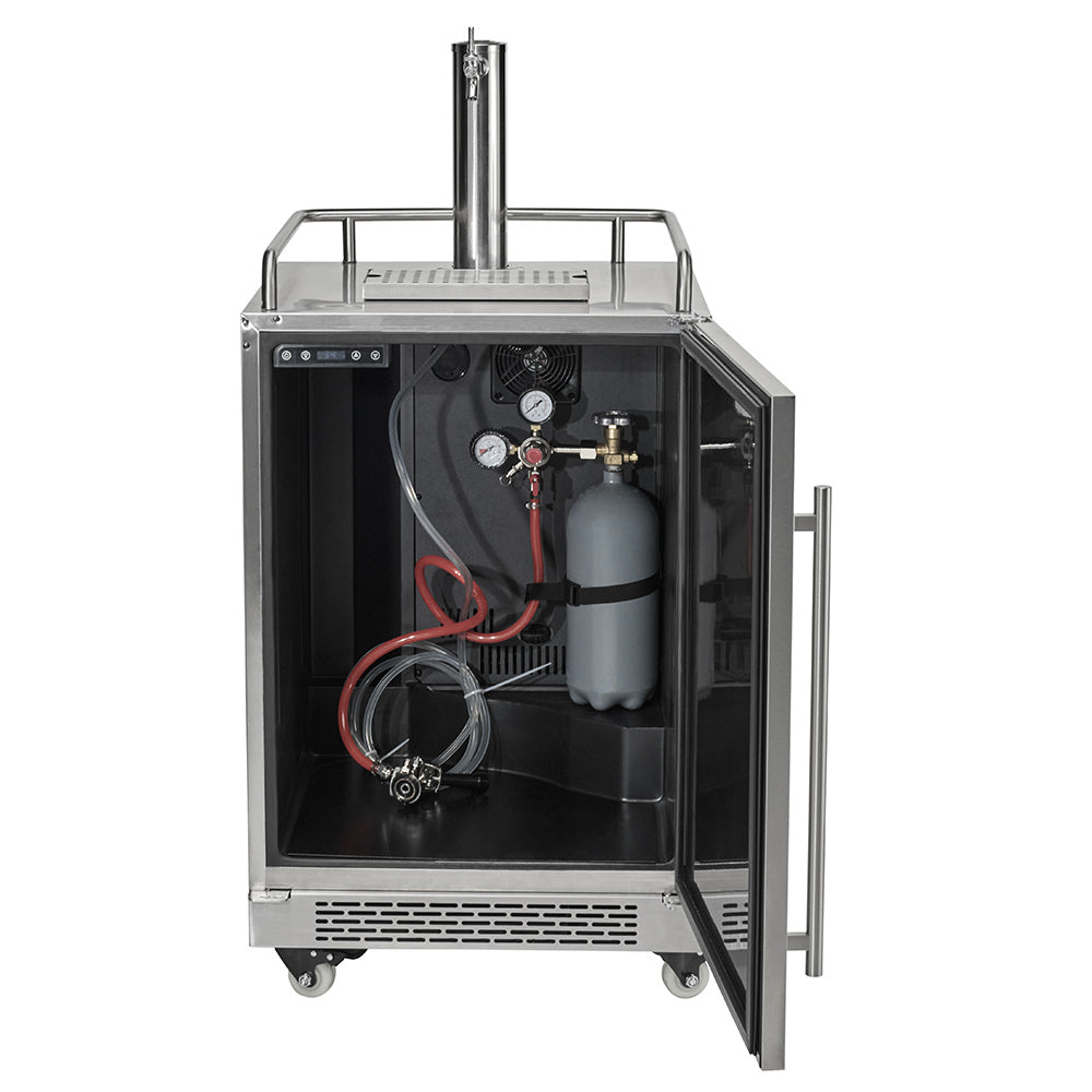 Coyote 24-Inch Stainless Steel Kegerator