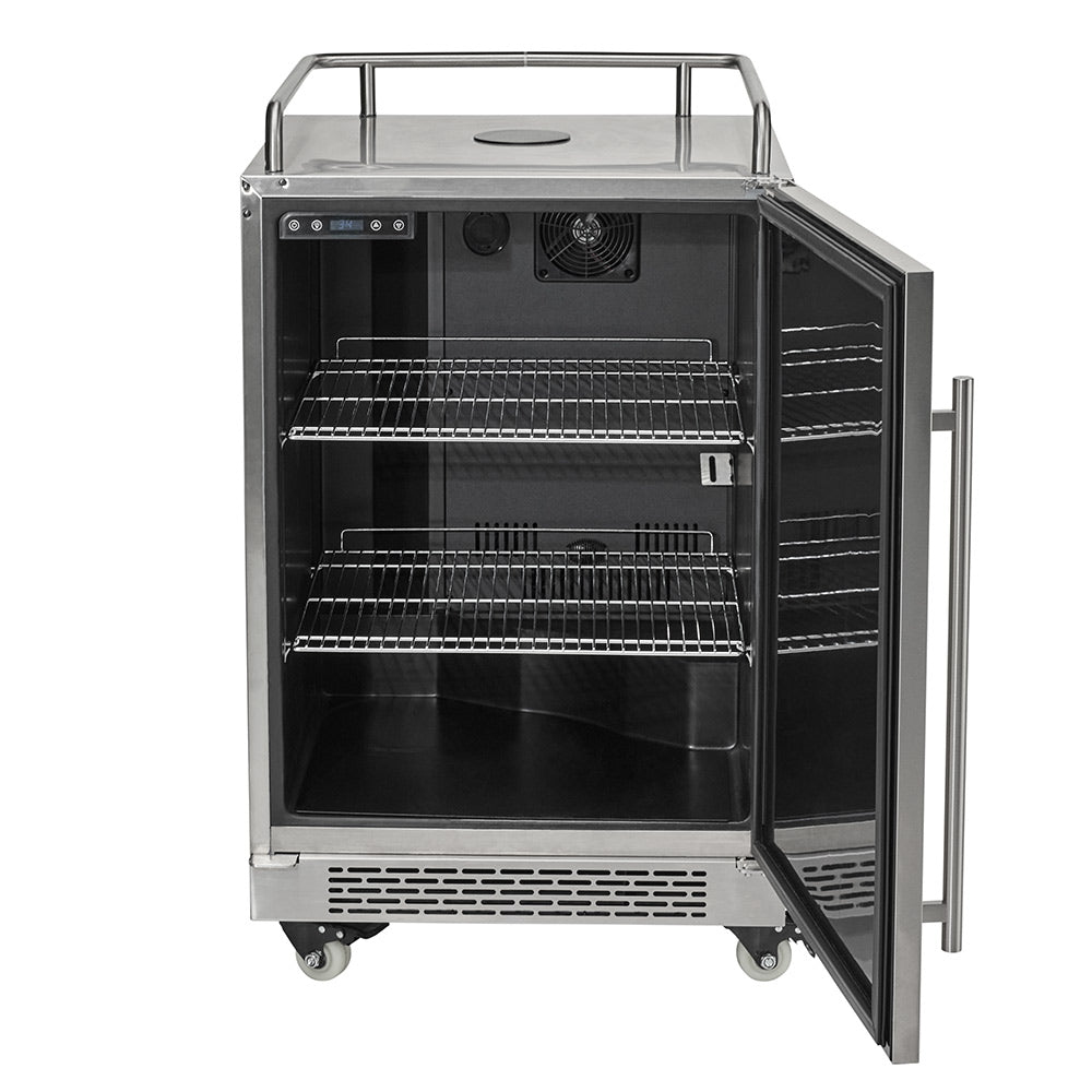 Coyote 24-Inch Stainless Steel Kegerator