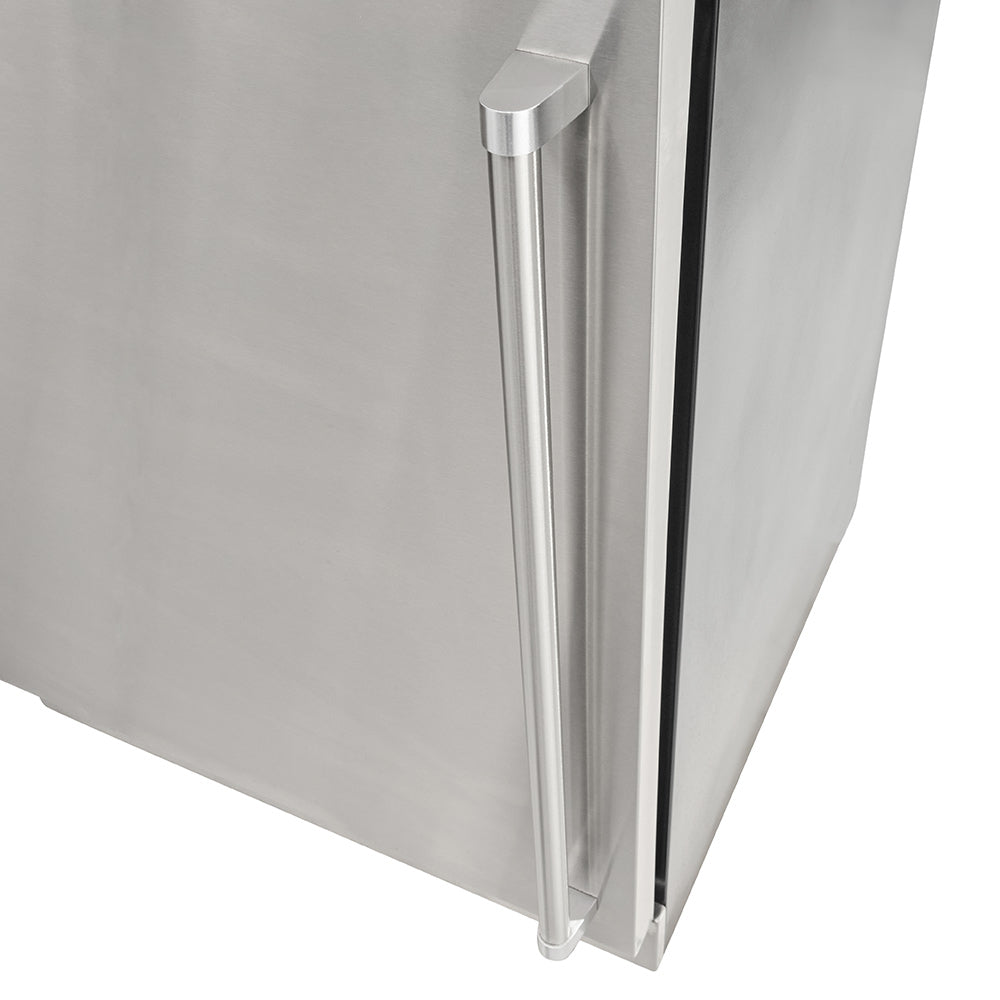 Coyote Stainless Steel 24-Inch Refrigerator, Reversible Hinge