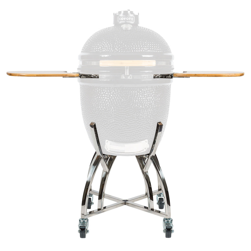 Coyote Asado Stand with Side Shelves