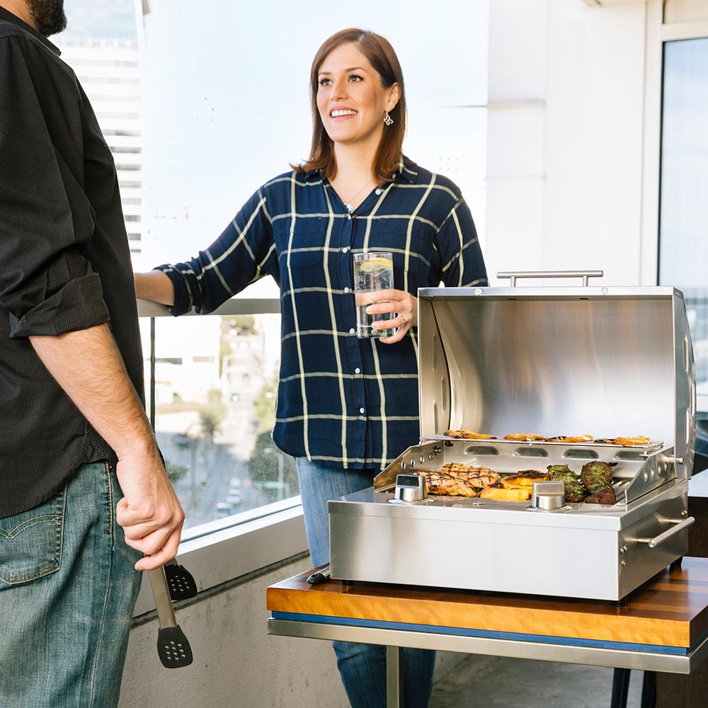 Coyote Stainless Steel Built-In or Tabletop Electric Grill