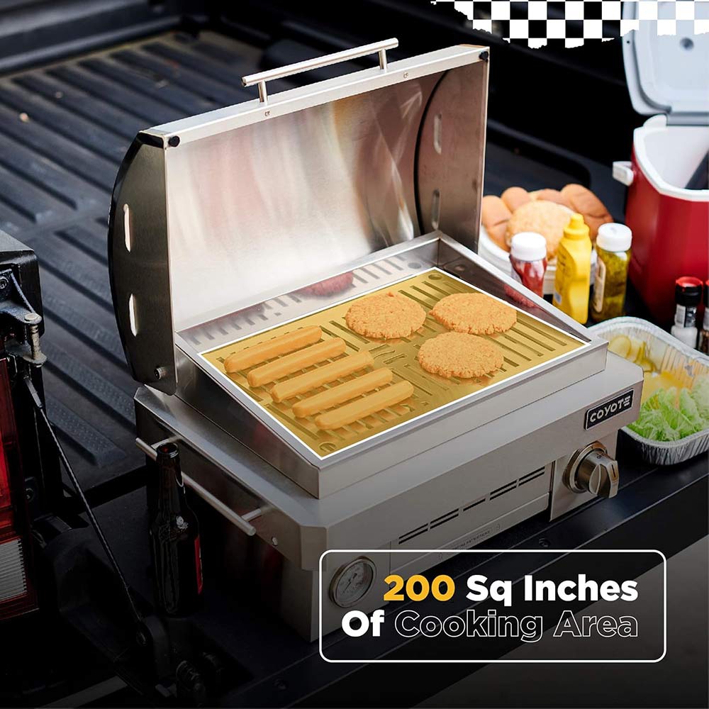 Coyote Stainless Steel Portable Grill, Propane (C1PORTLP)