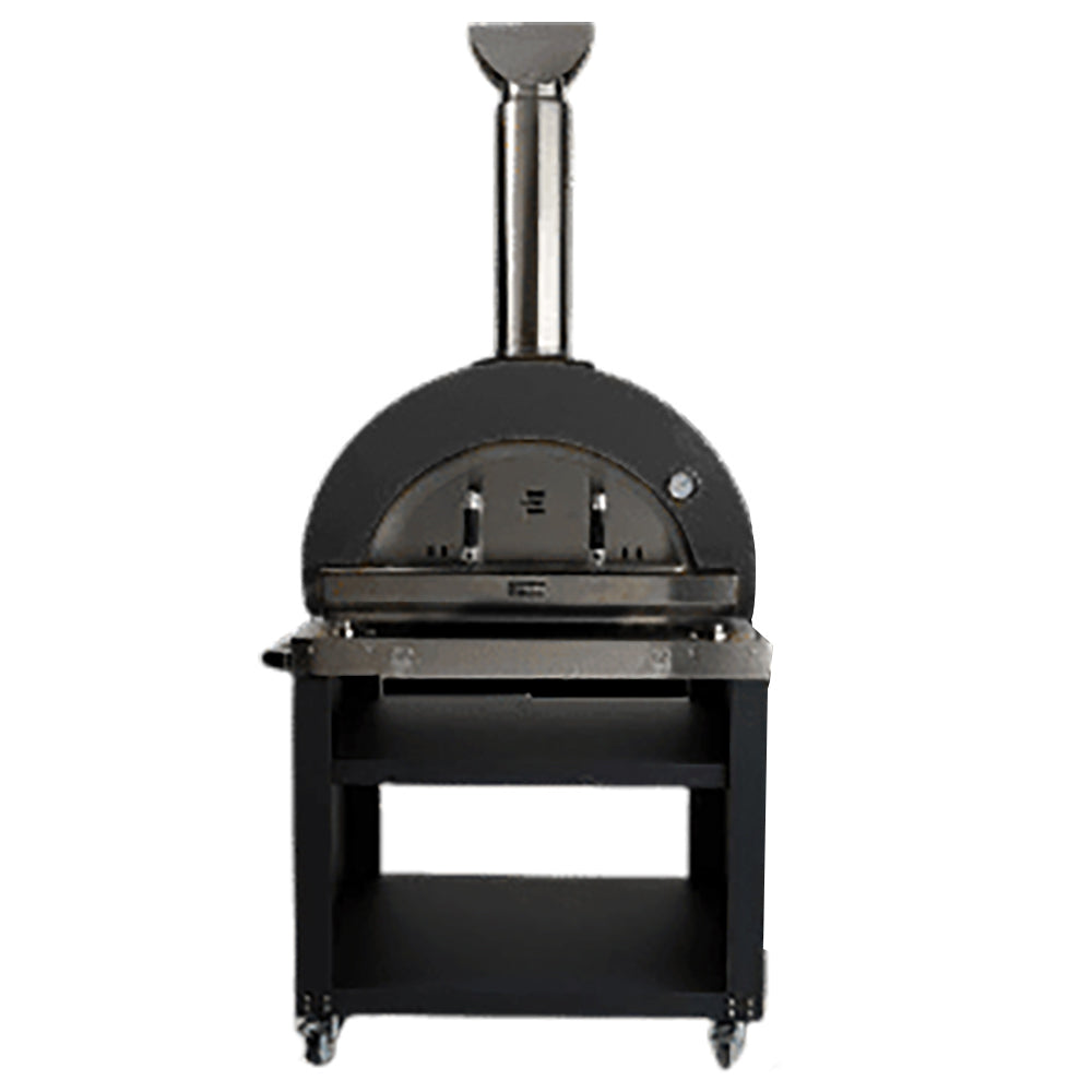 Coyote 40-Inch DUOMO Wood-Fired Pizza Oven on Cart
