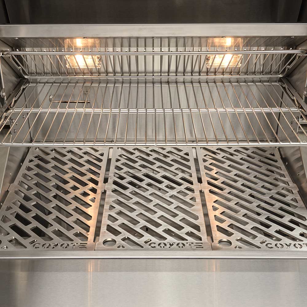 Coyote Stainless Steel Built-In Pellet Grill, 36-Inch
