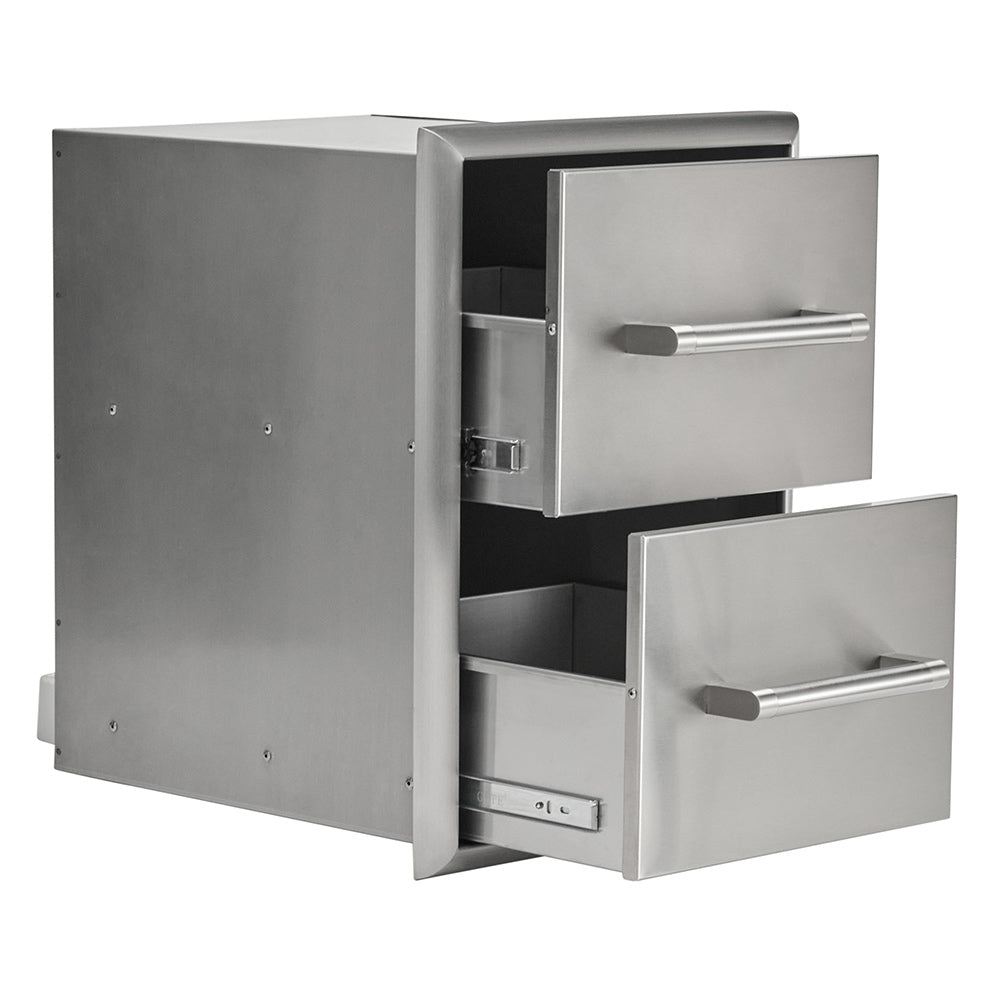 Coyote Stainless Steel Double Drawers