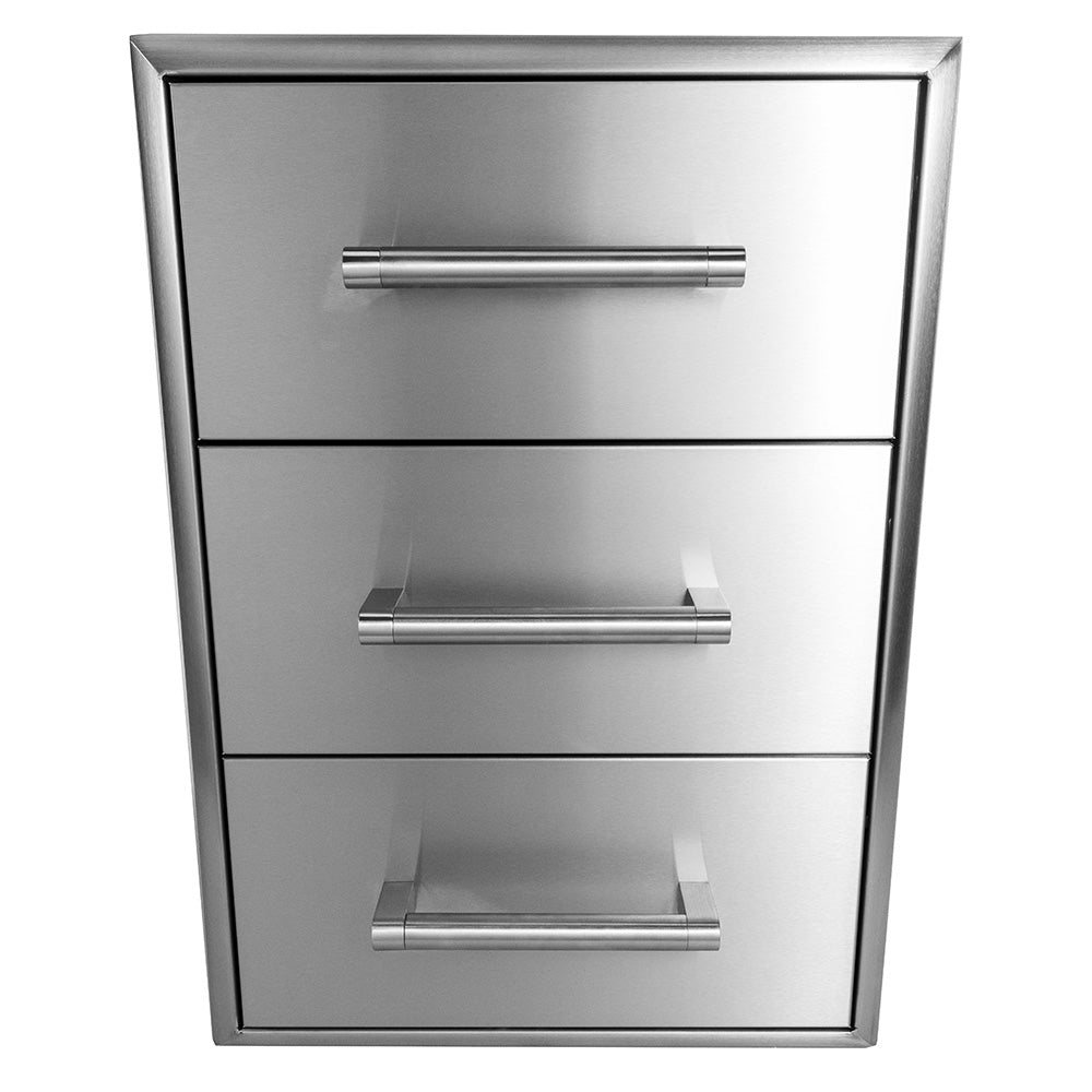 Coyote Stainless Steel Triple Drawers