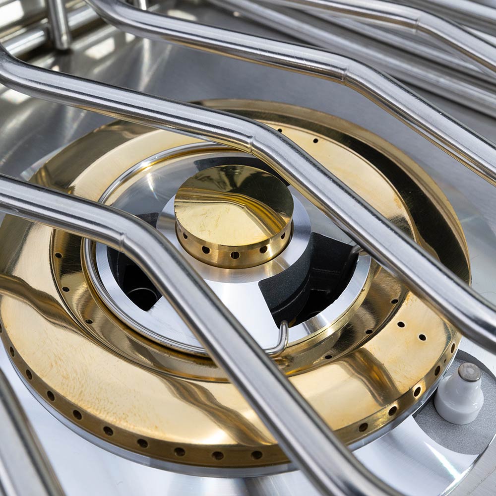 Coyote Stainless Steel Built-In Double Side Burner