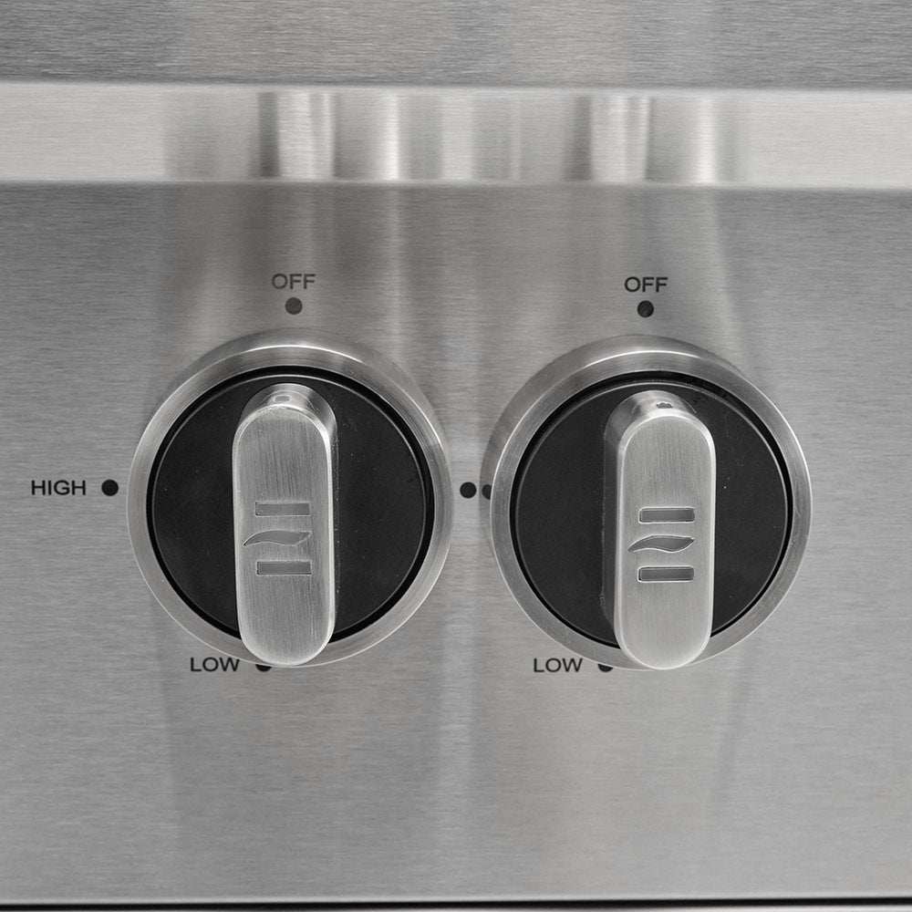 Coyote 24-Inch Stainless Steel Built-In Power Burner
