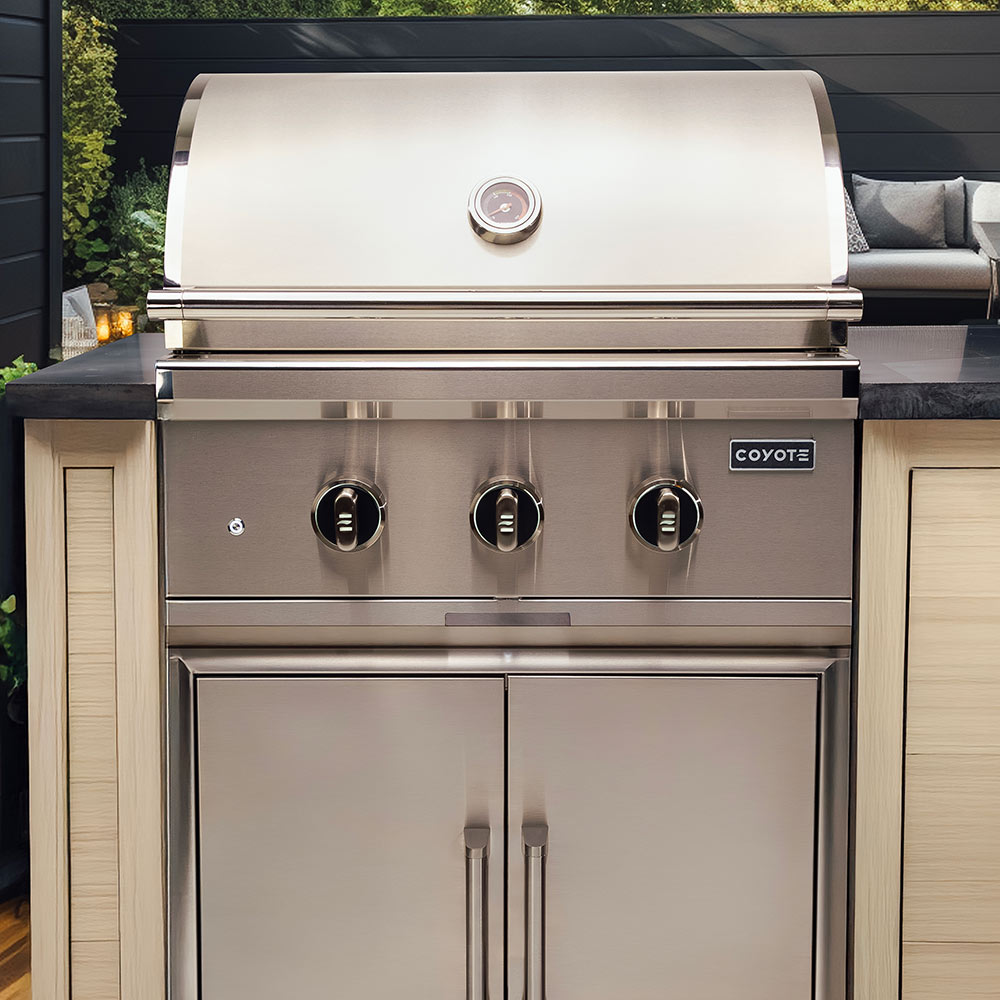 Coyote SL-Series Stainless Steel Built-In 30-Inch Gas Grill