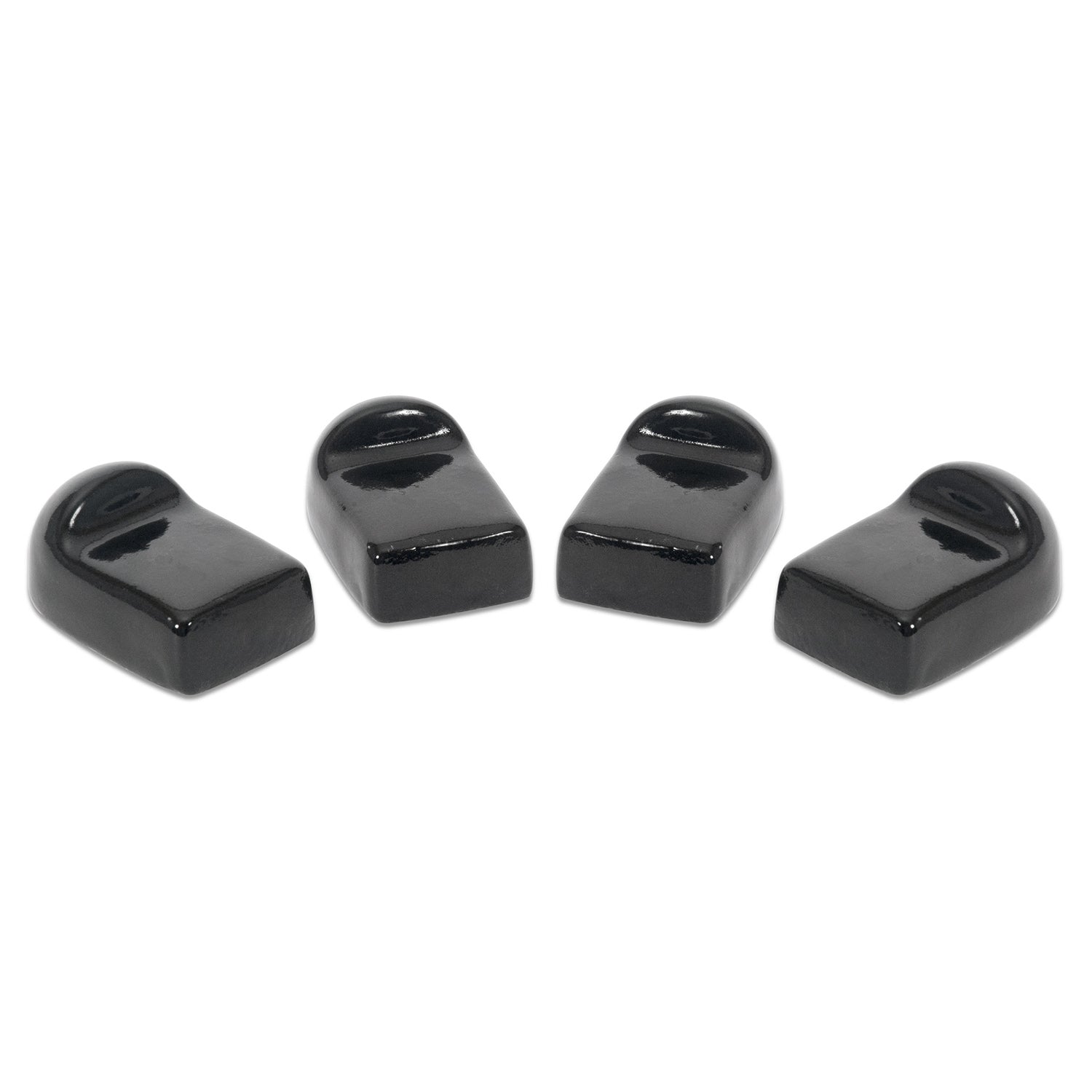 Primo ceramic grill feet, set of 4, dark gray blocks