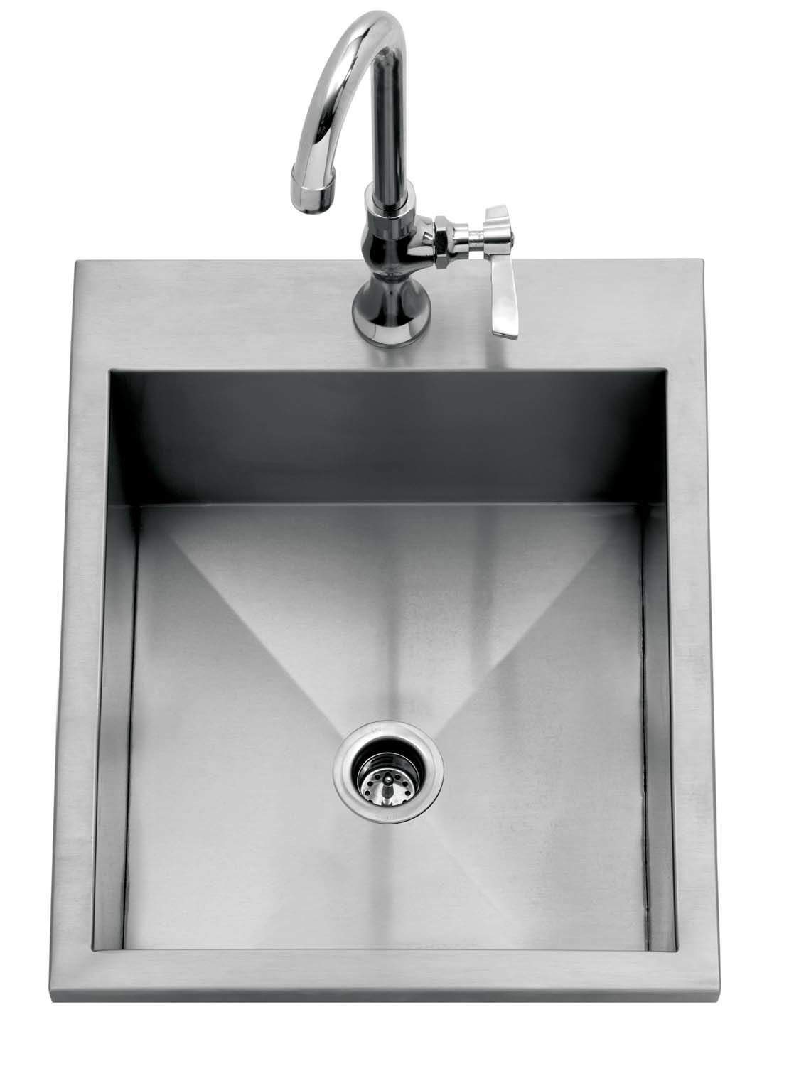 Delta Heat Outdoor Sink, 15-Inch