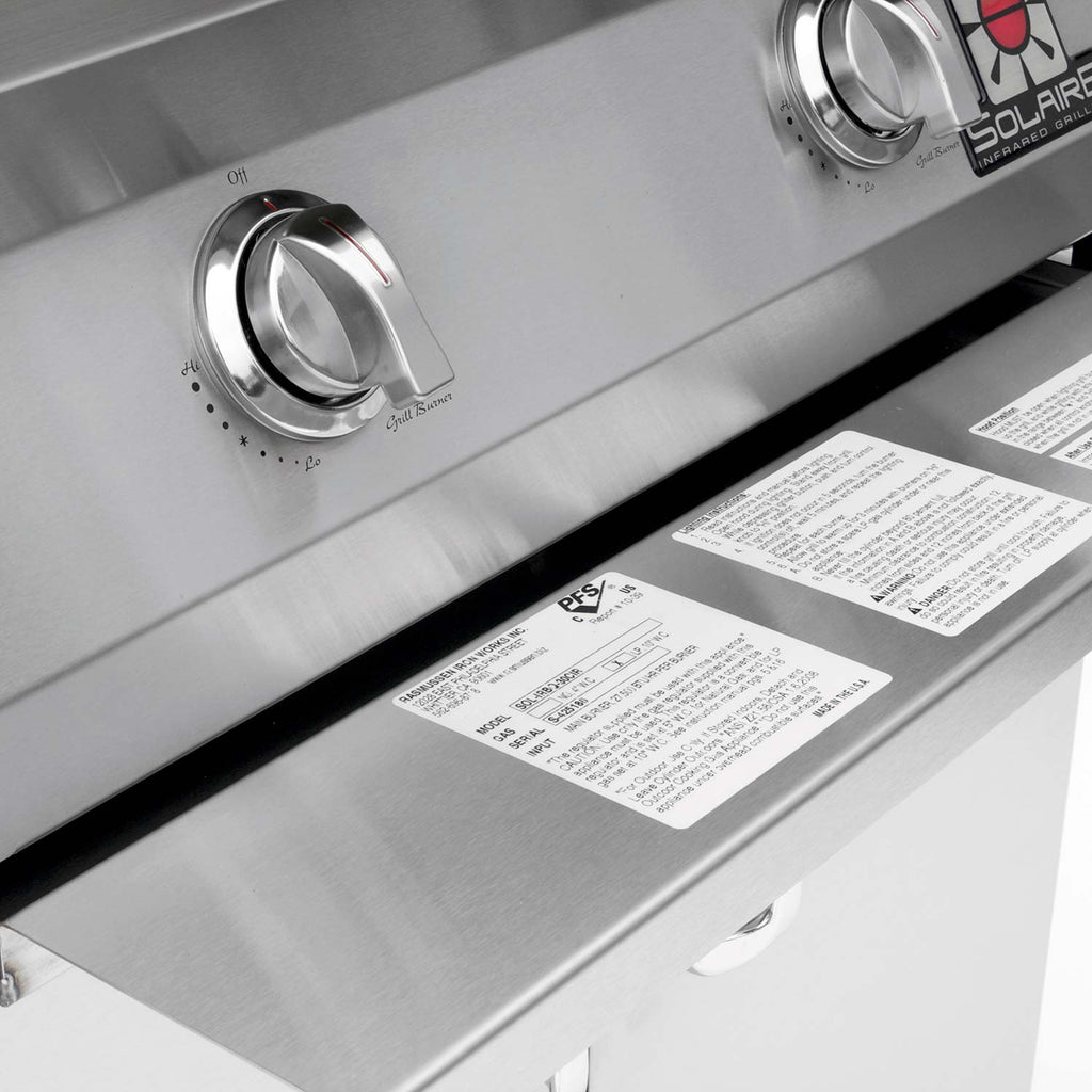 Solaire AGBQ-27 27-Inch Deluxe Freestanding Grill with Rotisserie