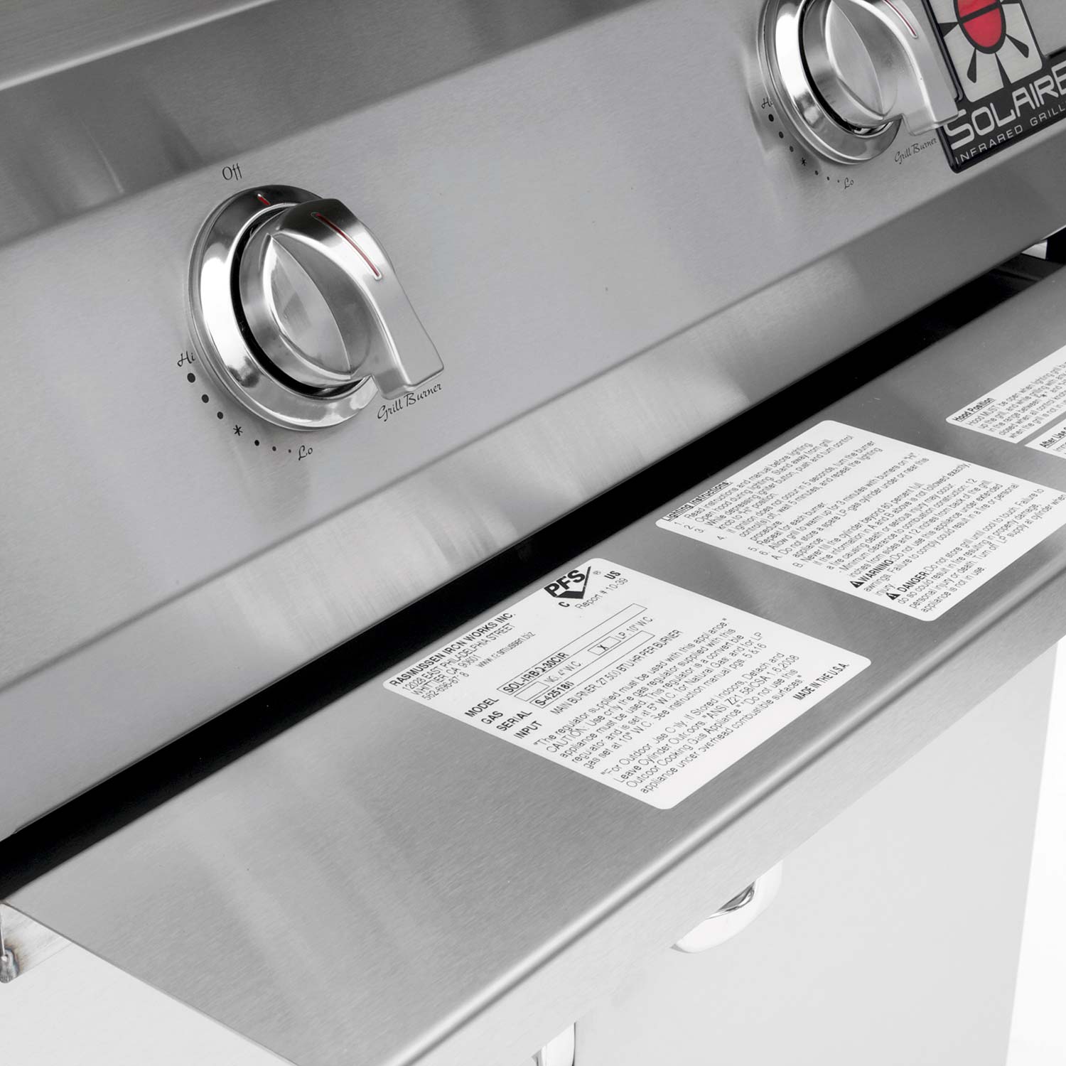 Solaire AGBQ-27 27-Inch Deluxe Freestanding Grill with Rotisserie