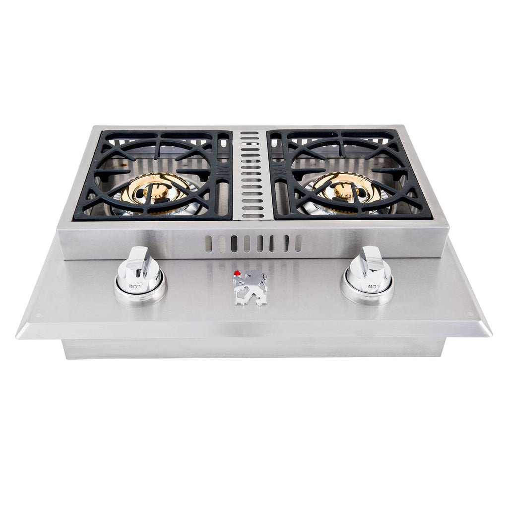 Lion L-DSB Double Side Burner, 26.75-Inches