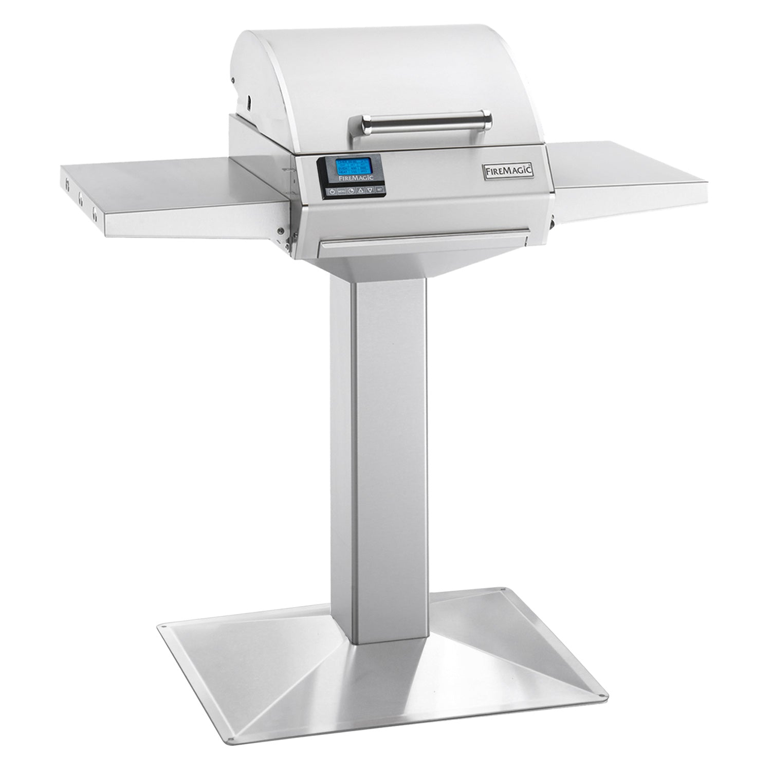 Fire Magic E250s Electric Grill On Patio Post