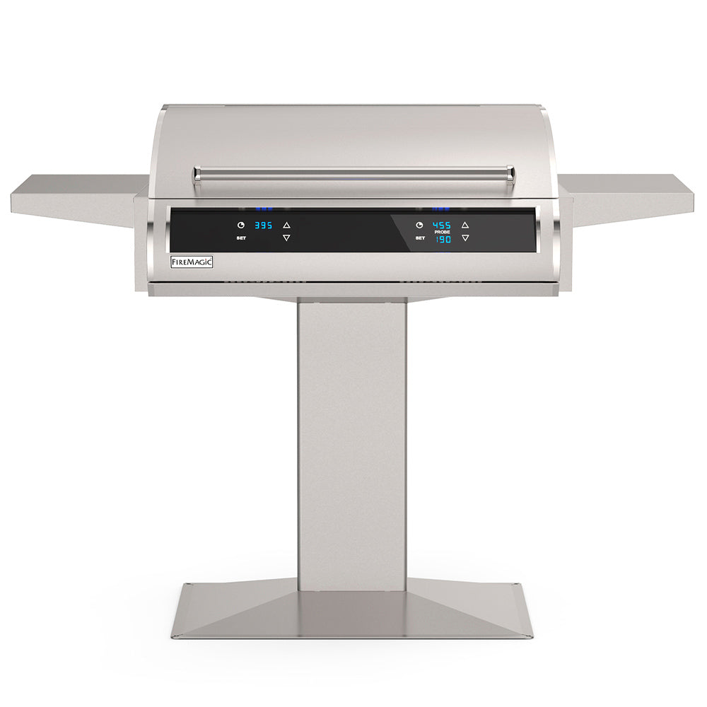 Fire Magic Post Mount Electric Grill with Digital Timer and Two Controls
