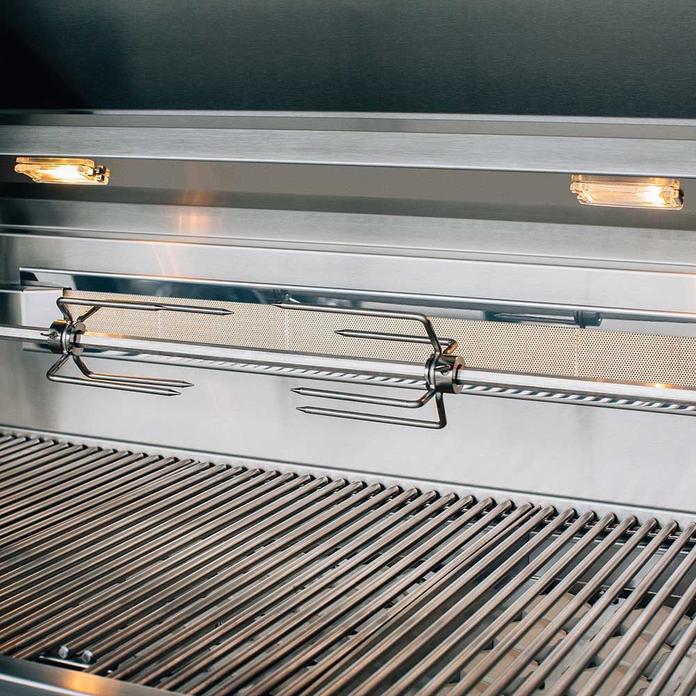 American Made Grills AMG-EST30-CART Estate 30-Inch Gas Grill with Infrared Searing Burner and Rotisserie Kit on Cart