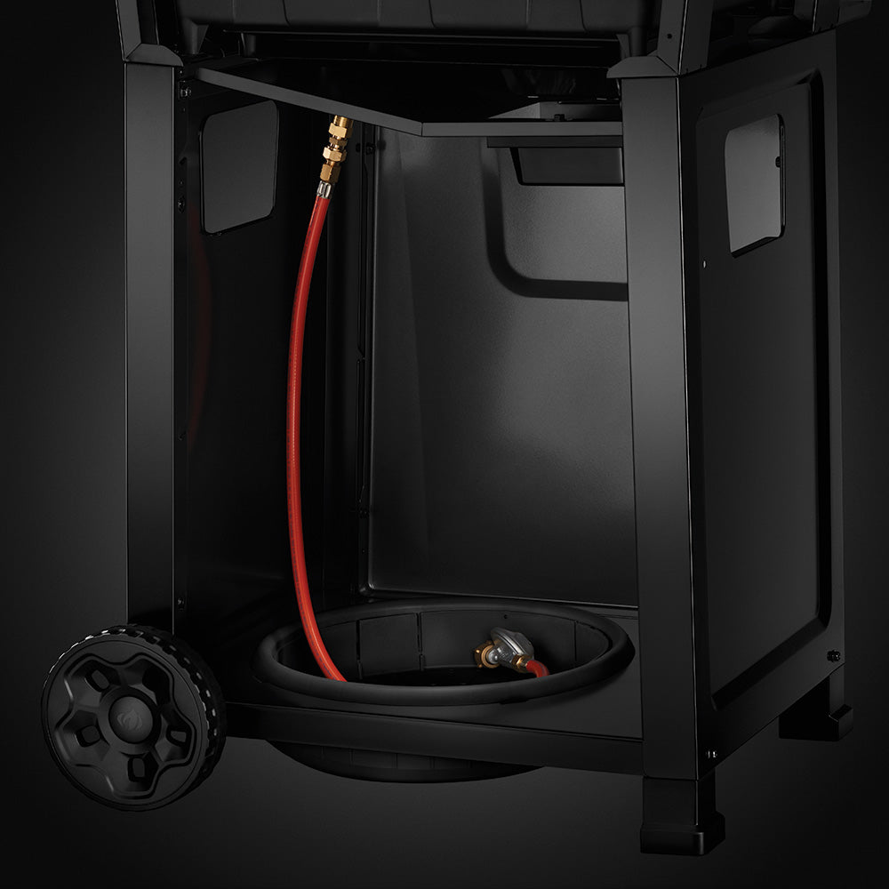 Napoleon Freestyle 425 Gas Grill on Cart with Side Range Burner, Propane