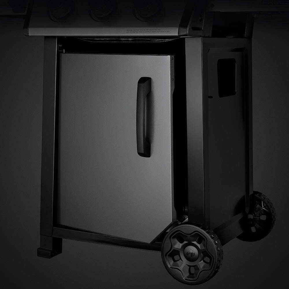 Napoleon Freestyle 425 Gas Grill on Cart with Side Range Burner, Propane