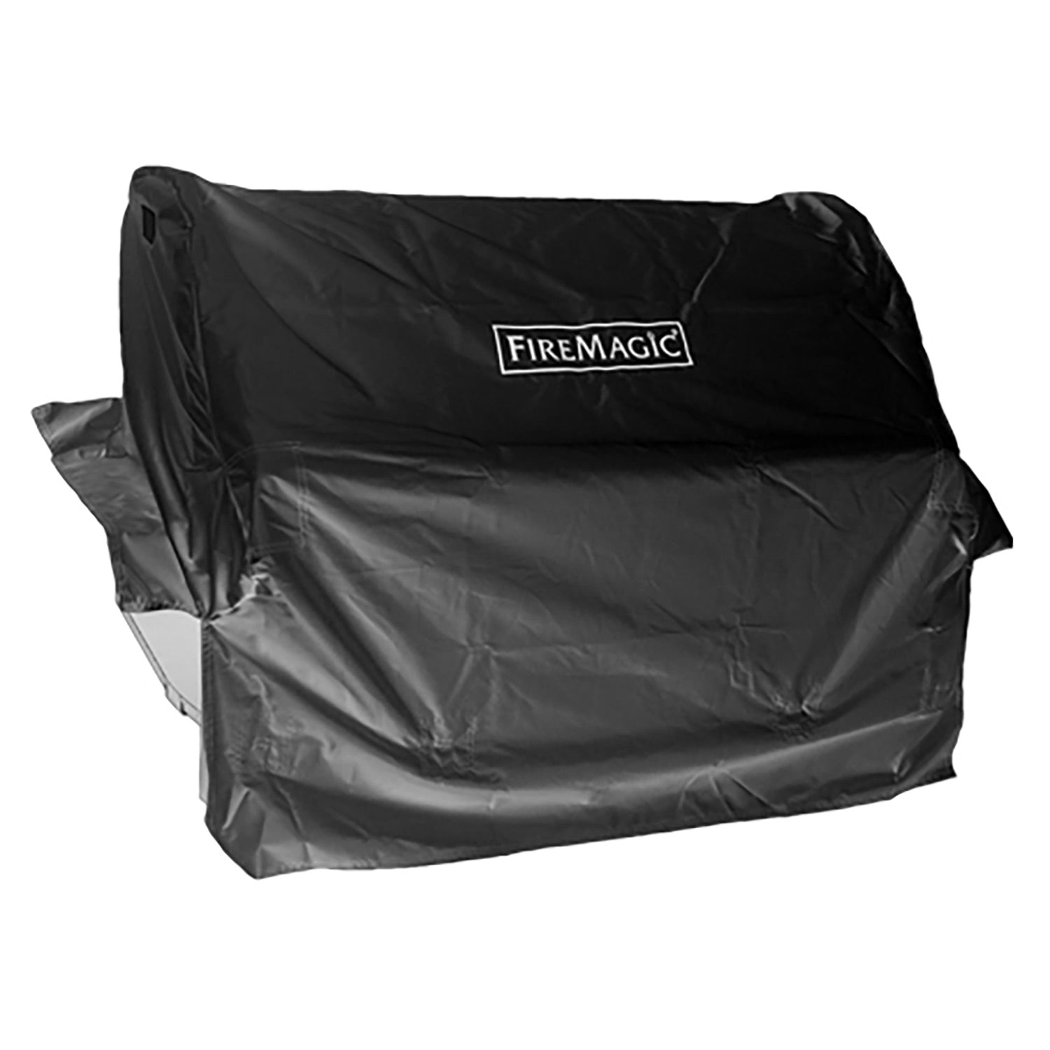 FireMagic vinyl blender cover, dark gray with front logo patch
