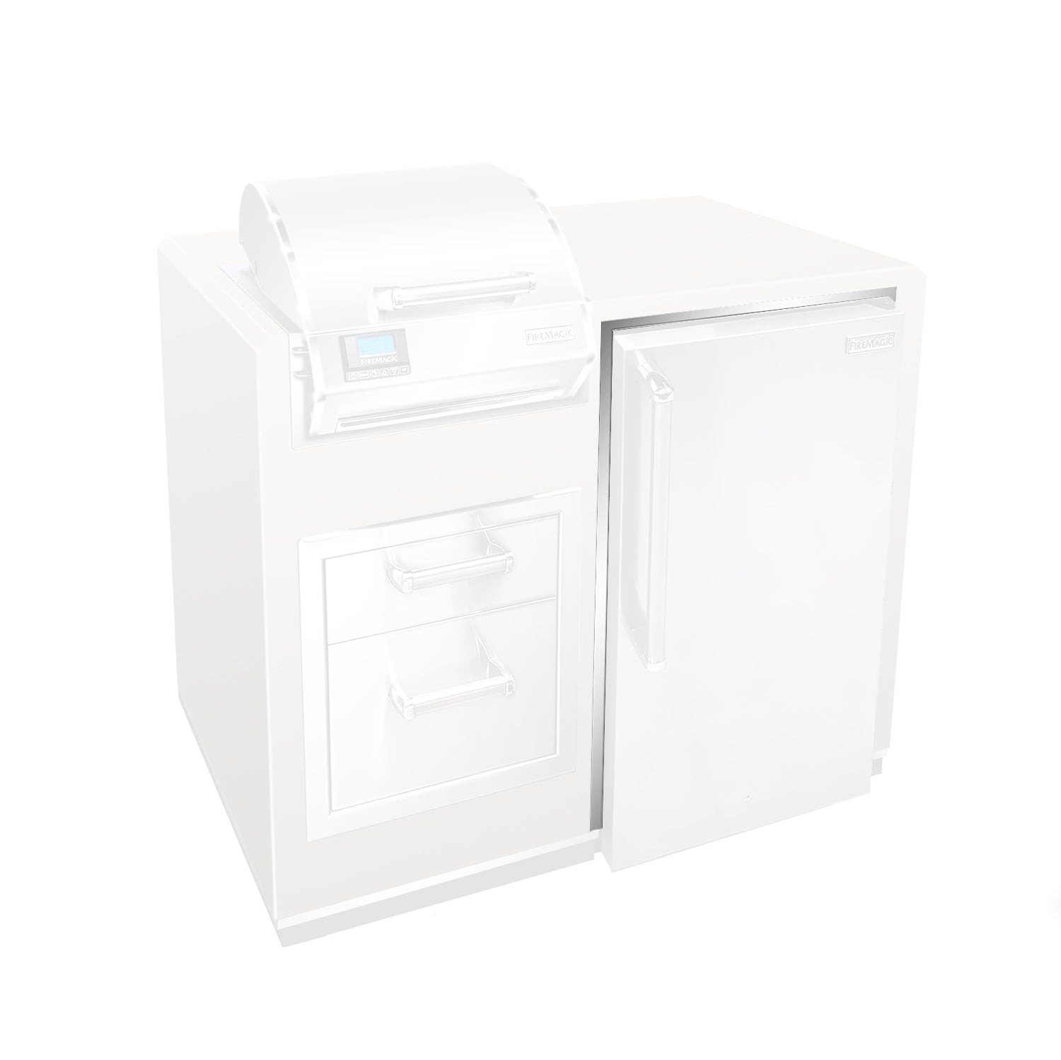 Fire Magic Trim Kit Accessory for Outdoor Rated Kegerator & Refrigerator, 24x34-Inch