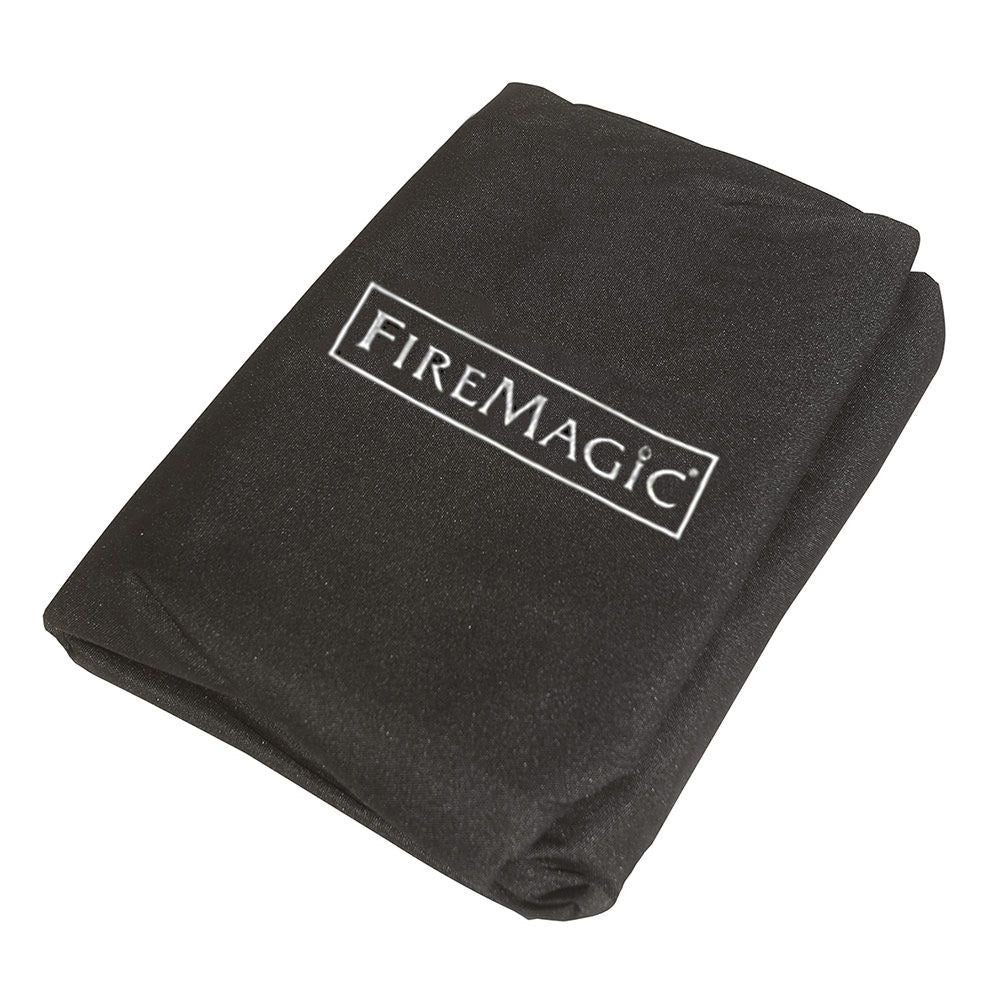 Fire Magic vinyl cover with Fire Magic logo patch, dark gray