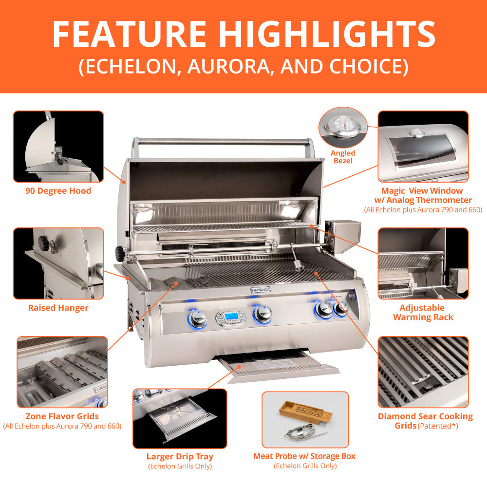 Fire Magic A660i Aurora Built-In Gas Grill