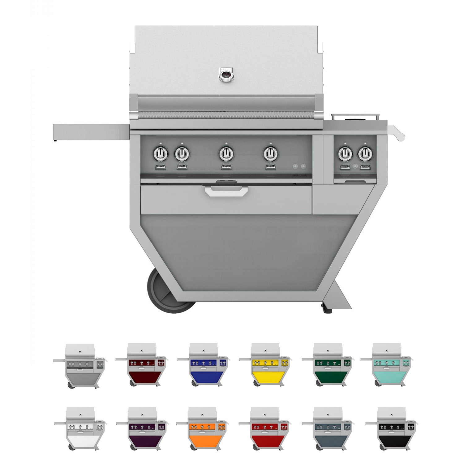 Hestan GBR36 Deluxe Freestanding Gas Grill, 36-Inch