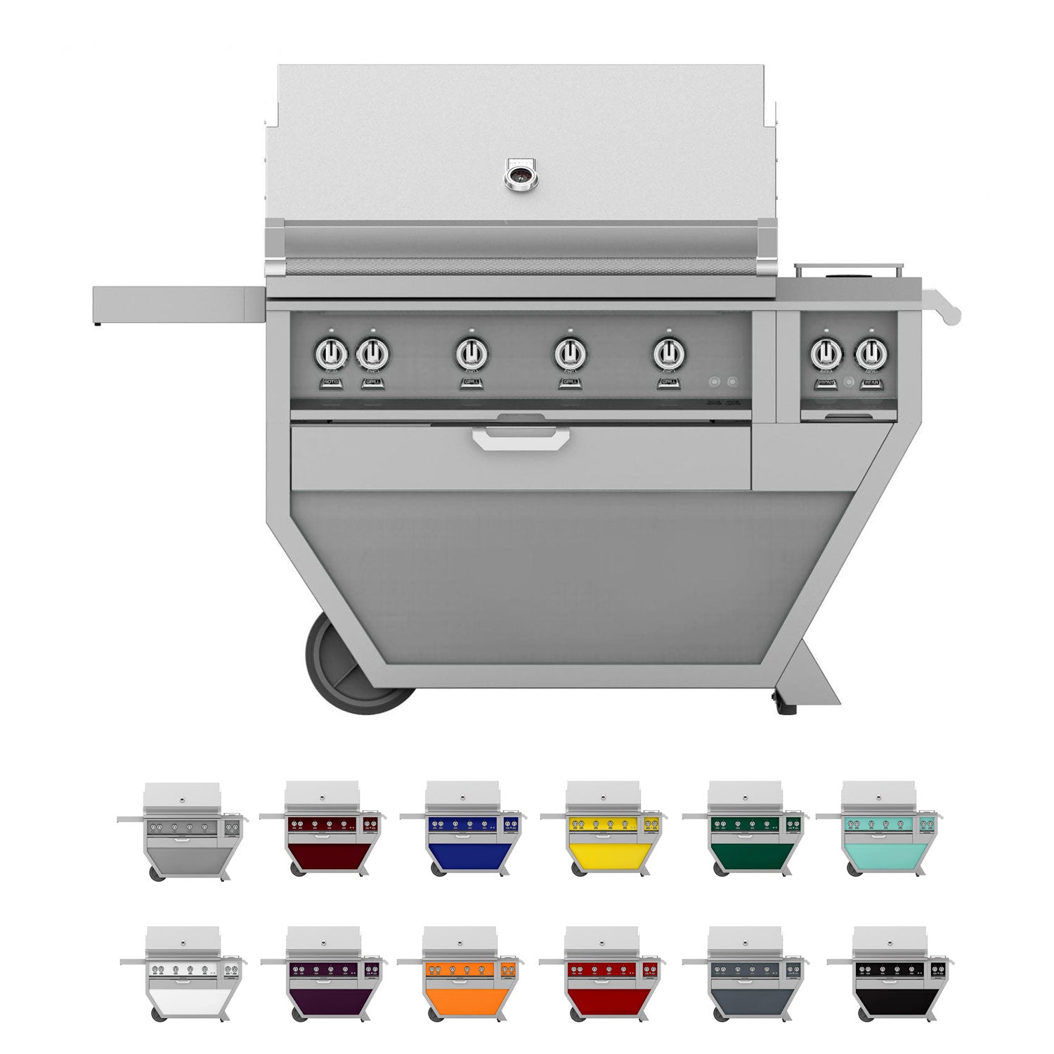 Hestan GBR42 Deluxe Freestanding Gas Grill, 42-Inch