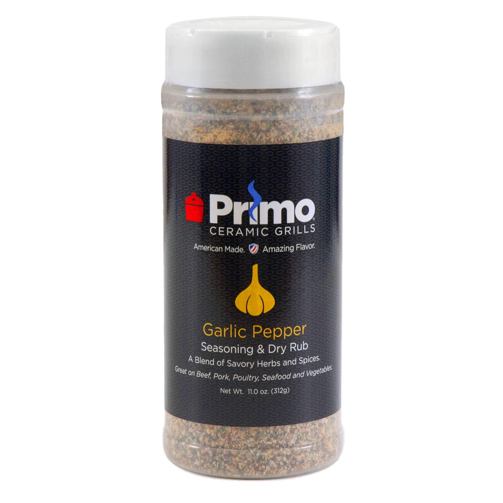 Primo ceramic grills garlic pepper seasoning & dry rub shaker bottle, 11 oz