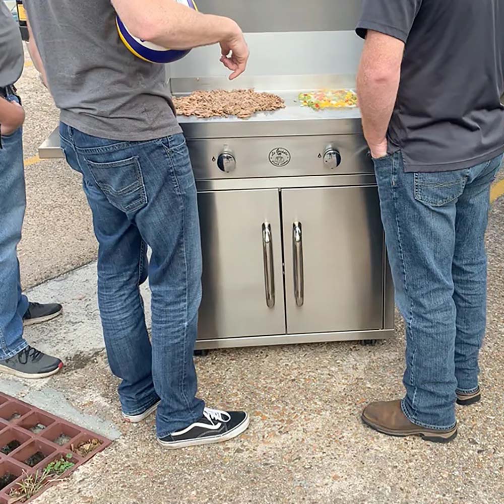 Le Griddle Freestanding Cart for Big Texan Griddles