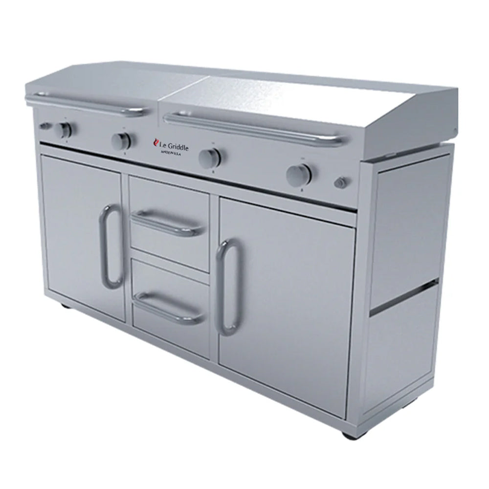 Le Griddle Grand Texan Freestanding Dual Fuel Gas Griddle