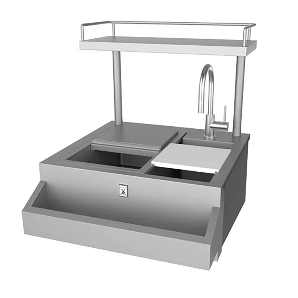Hestan Refreshment Center with High Shelf, 30-Inch