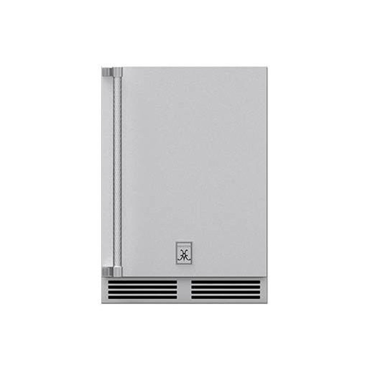 Hestan GRWS24 Outdoor Solid Door Dual Zone Refrigerator with Wine Storage and Lock, 24-Inches