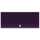 Outdoor ventilation hood, purple front panel with centered control badge