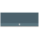 Outdoor ventilation hood, gray panel with front emblem