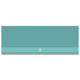 Outdoor ventilation hood, teal panel with front emblem