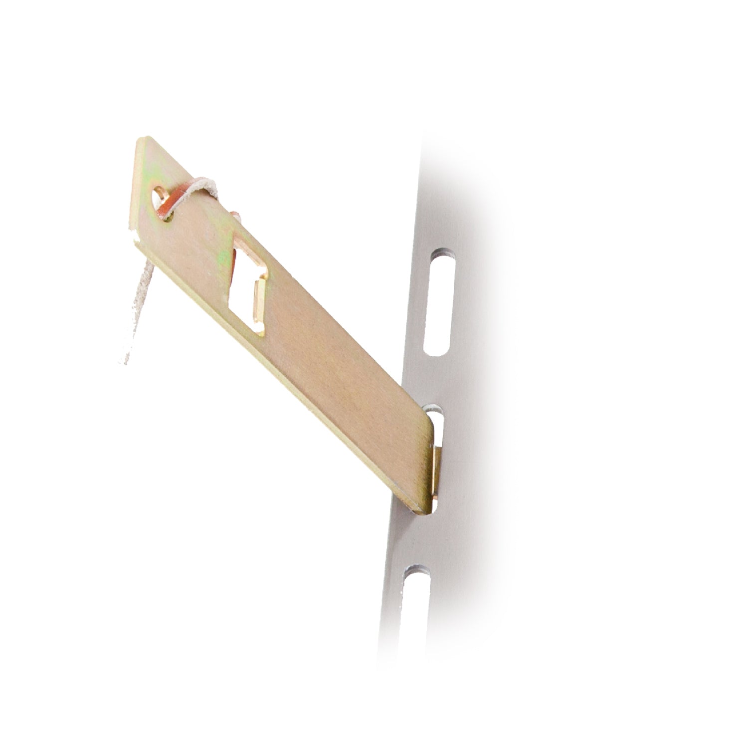 Wooden griddle remover tool with metal bottle opener and lion detail on handle